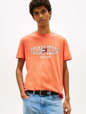 Tommy Jeans Wavy Flag Logo T-Shirt