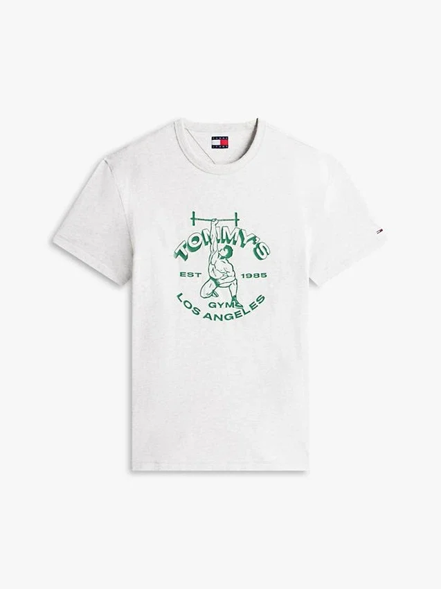 Tommy Jeans Weightlifter Logo T-Shirt Tommy Jeans Weightlifter Logo T-Shirt