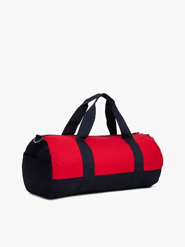 Tommy Logo Colorblock Canvas Duffle Bag Tommy Logo Colorblock Canvas Duffle Bag