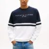 Tommy Logo Colorblock Sweatshirt