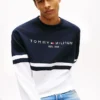 Tommy Logo Colorblock Sweatshirt