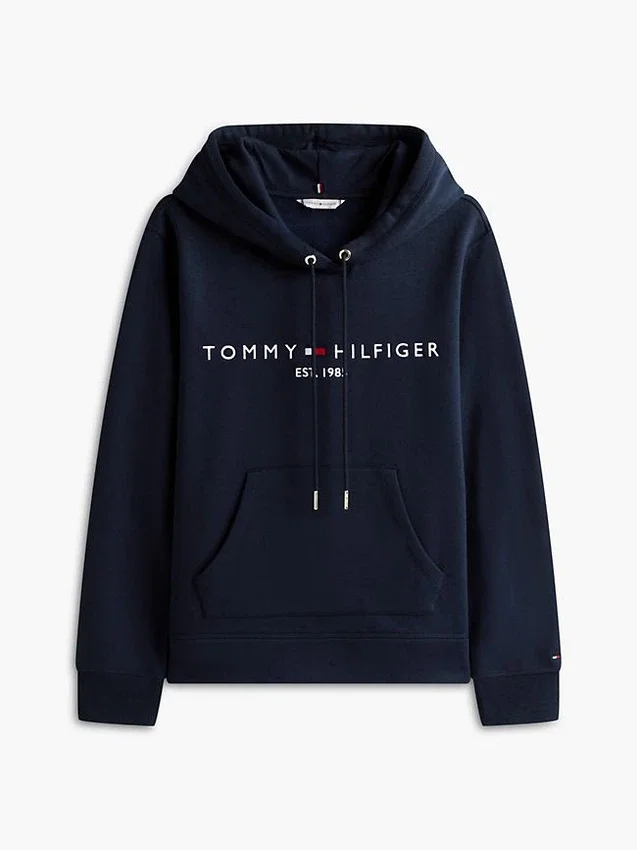 Tommy Logo Fleece Hoodie Tommy Logo Fleece Hoodie