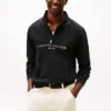 Tommy Logo Quarter-Zip Sweatshirt