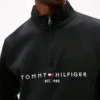 Tommy Logo Quarter-Zip Sweatshirt
