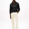 Tommy Logo Quarter-Zip Sweatshirt