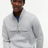 Tommy Logo Quarter-Zip Sweatshirt