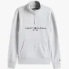 Tommy Logo Quarter-Zip Sweatshirt