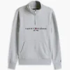 Tommy Logo Quarter-Zip Sweatshirt