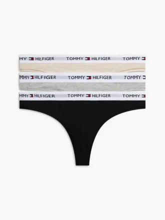 Tommy Logo Thong 3-Pack Tommy Logo Thong 3-Pack