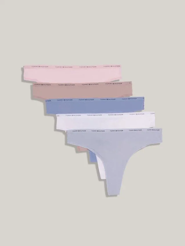 Tommy Logo Thong 5-Pack Tommy Logo Thong 5-Pack