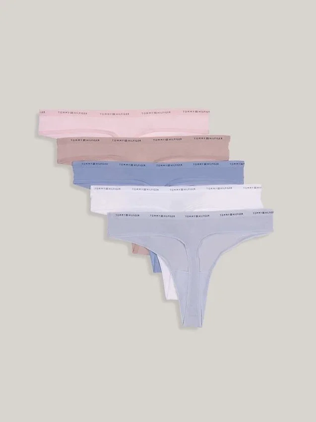 Tommy Logo Thong 5-Pack Tommy Logo Thong 5-Pack