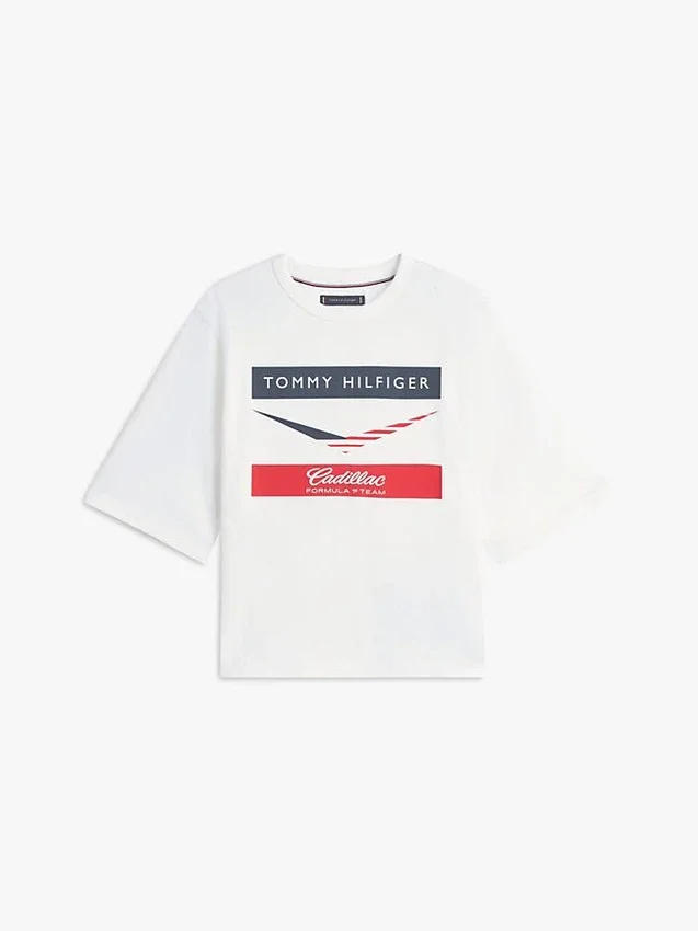 Tommy x Cadillac F1® Team Boxy Chevron T-Shirt Tommy x Cadillac F1® Team Boxy Chevron T-Shirt