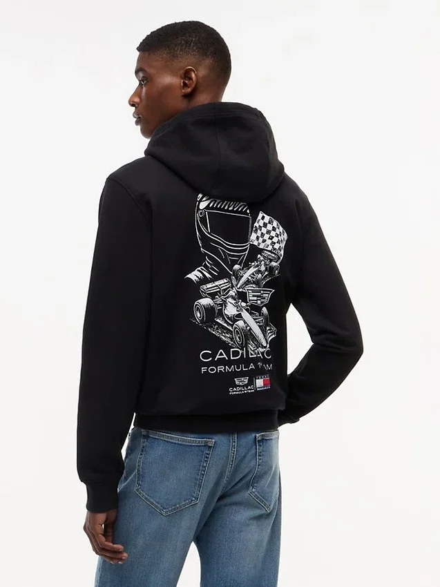 Tommy x Cadillac F1® Team Car Graphic Hoodie Tommy x Cadillac F1® Team Car Graphic Hoodie