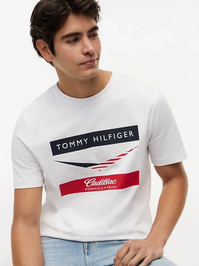 Tommy x Cadillac F1® Team Chevron T-Shirt Tommy x Cadillac F1® Team Chevron T-Shirt