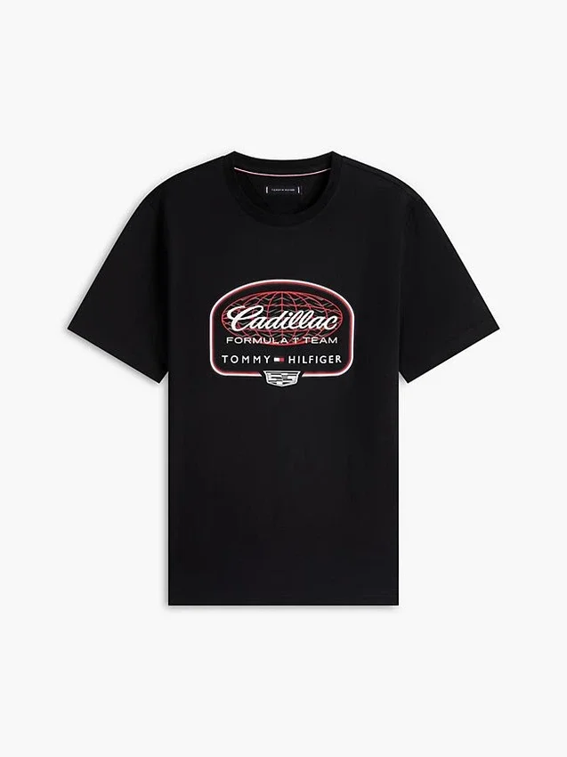 Tommy x Cadillac F1® Team Globe T-Shirt Tommy x Cadillac F1® Team Globe T-Shirt