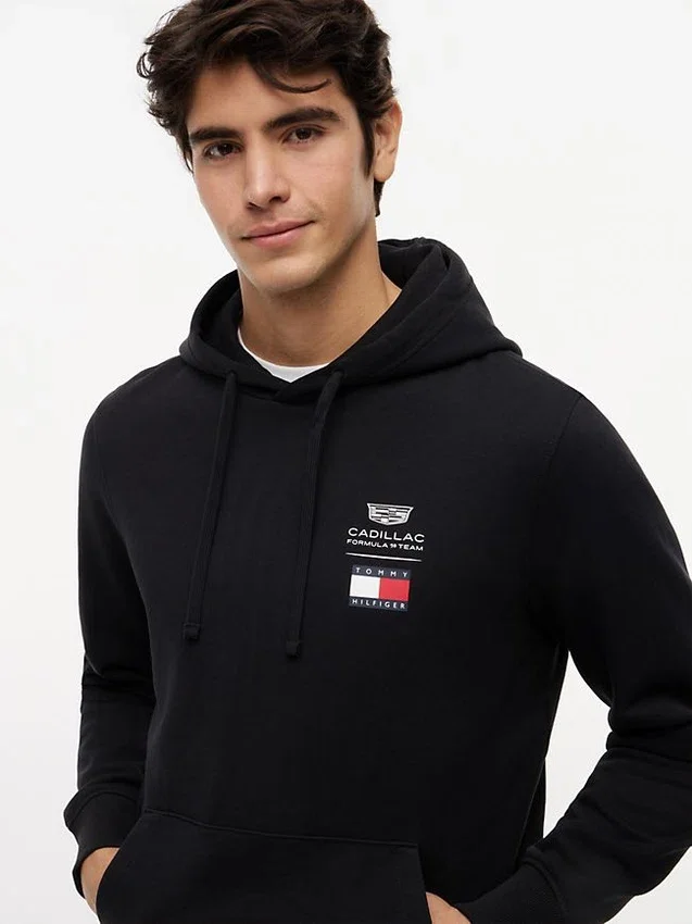 Tommy x Cadillac F1® Team Logo Hoodie Tommy x Cadillac F1® Team Logo Hoodie