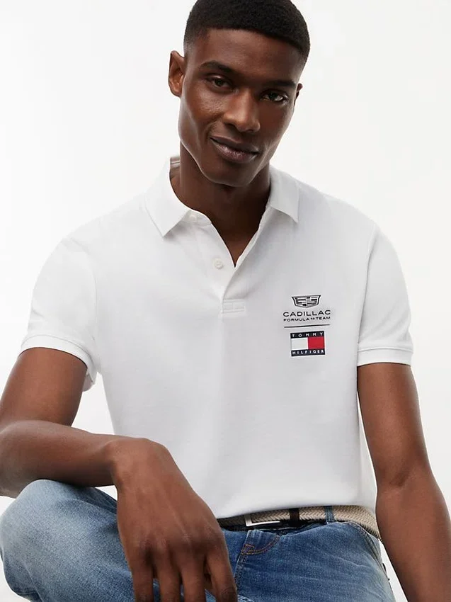 Tommy x Cadillac F1® Team Logo Polo Tommy x Cadillac F1® Team Logo Polo