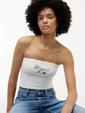 Tommy x Cadillac F1® Team Miami Tube Top Tommy x Cadillac F1® Team Miami Tube Top