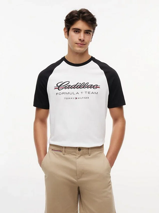 Tommy x Cadillac F1® Team Raglan T-Shirt Tommy x Cadillac F1® Team Raglan T-Shirt