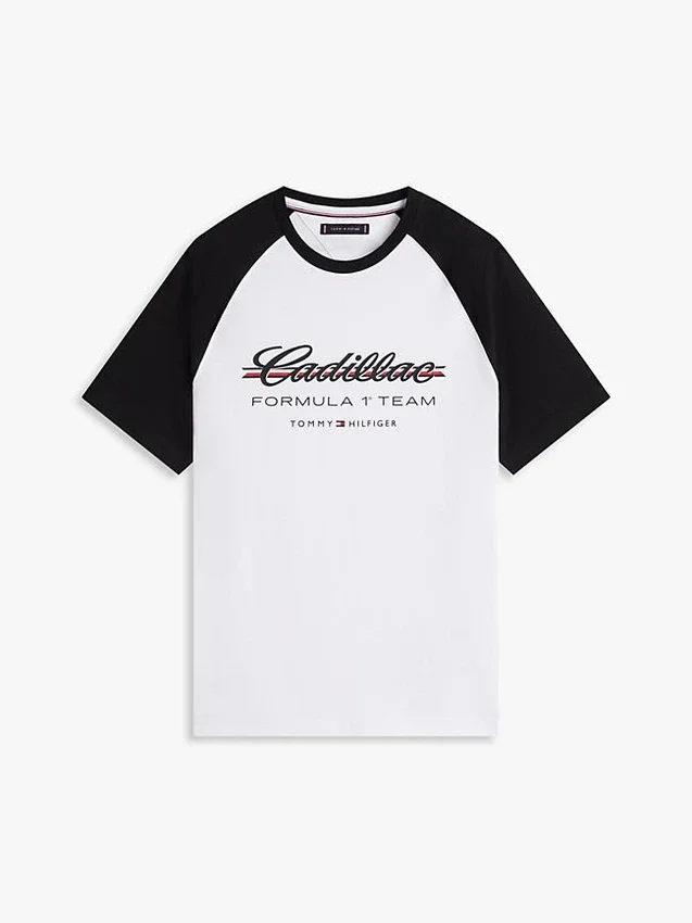Tommy x Cadillac F1® Team Raglan T-Shirt Tommy x Cadillac F1® Team Raglan T-Shirt