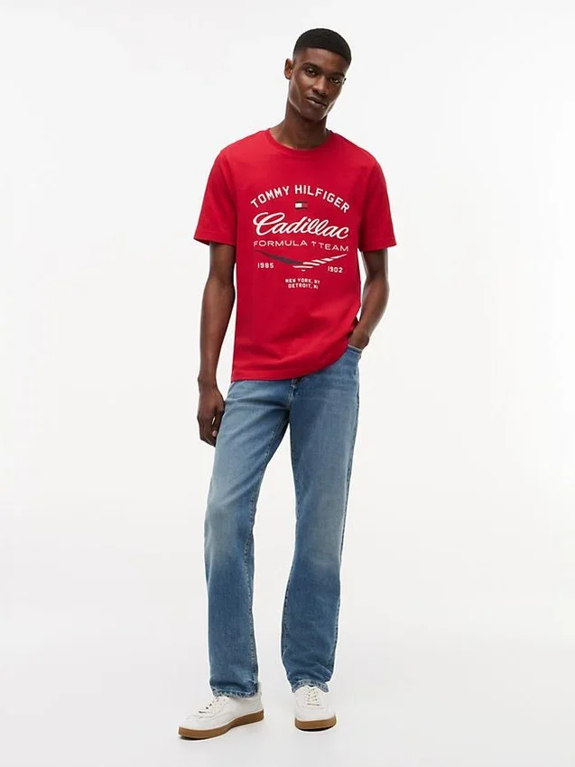 Tommy x Cadillac F1® Team Retro Chevron T-Shirt Tommy x Cadillac F1® Team Retro Chevron T-Shirt
