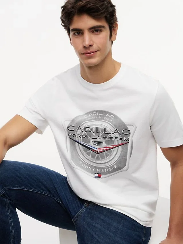 Tommy x Cadillac F1® Team Tire T-Shirt Tommy x Cadillac F1® Team Tire T-Shirt
