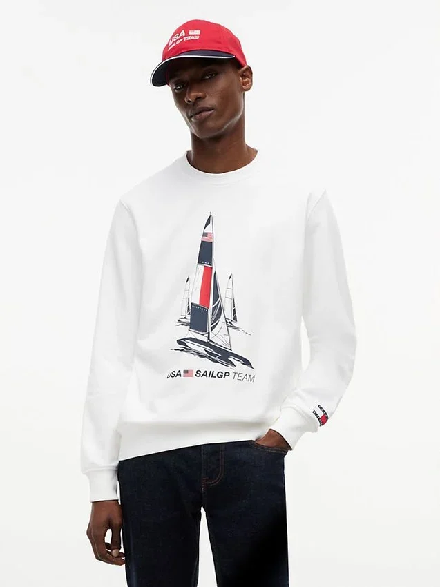 Tommy x US SailGP Team Boat Sweatshirt Tommy x US SailGP Team Boat Sweatshirt