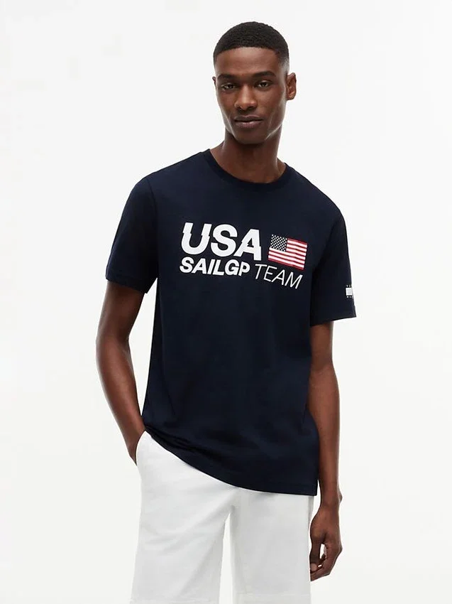 Tommy x US SailGP Team Logo T-Shirt Tommy x US SailGP Team Logo T-Shirt