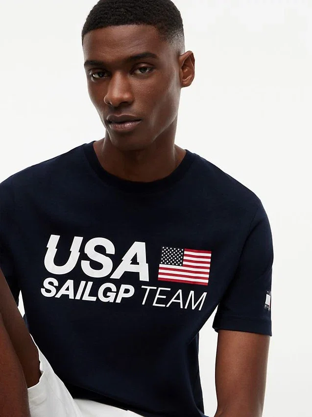 Tommy x US SailGP Team Logo T-Shirt Tommy x US SailGP Team Logo T-Shirt