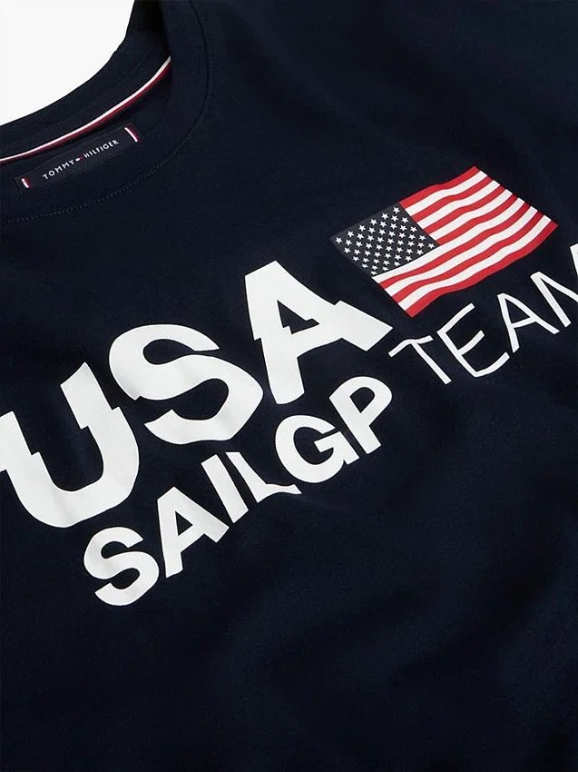 Tommy x US SailGP Team Logo T-Shirt Tommy x US SailGP Team Logo T-Shirt