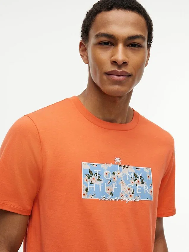 Tropical Floral Logo T-Shirt Tropical Floral Logo T-Shirt