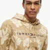 Tropical Print Brushed-Back Hoodie Tropical Print Brushed-Back Hoodie