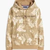 Tropical Print Brushed-Back Hoodie Tropical Print Brushed-Back Hoodie