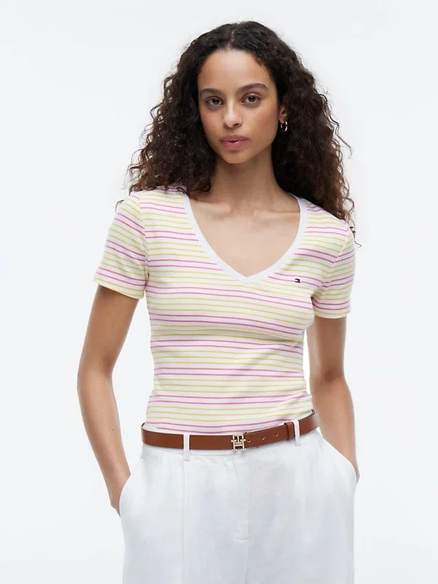 V-Neck Striped Favorite T-Shirt V-Neck Striped Favorite T-Shirt