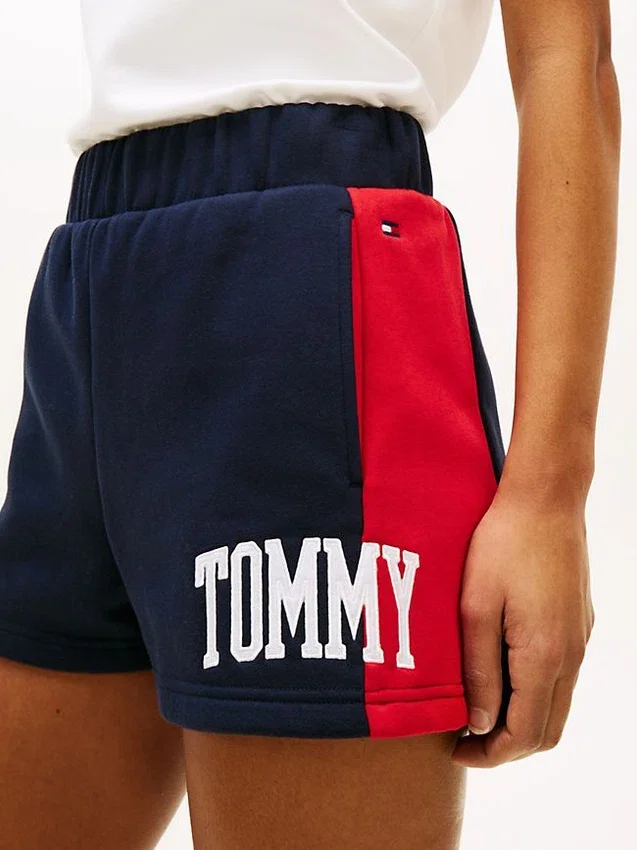 Varsity Tommy Logo Colorblock Sweatshort Varsity Tommy Logo Colorblock Sweatshort