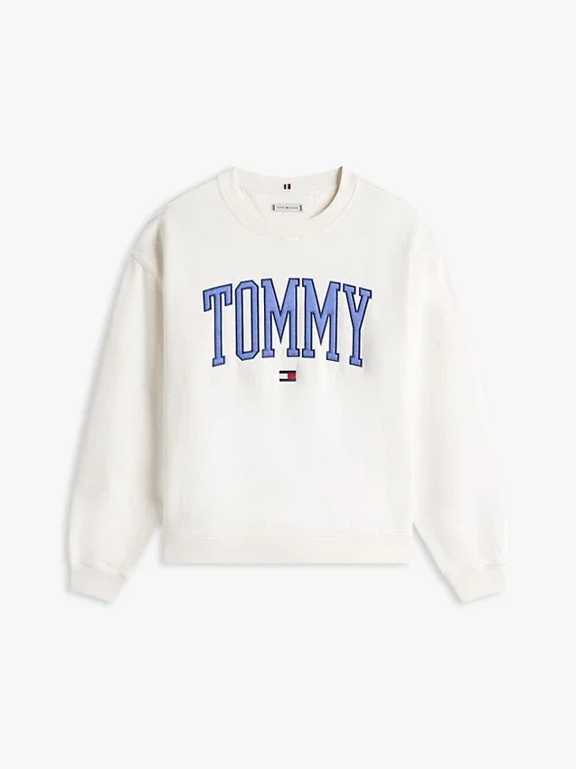 Varsity Tommy Logo Crewneck Sweatshirt Varsity Tommy Logo Crewneck Sweatshirt