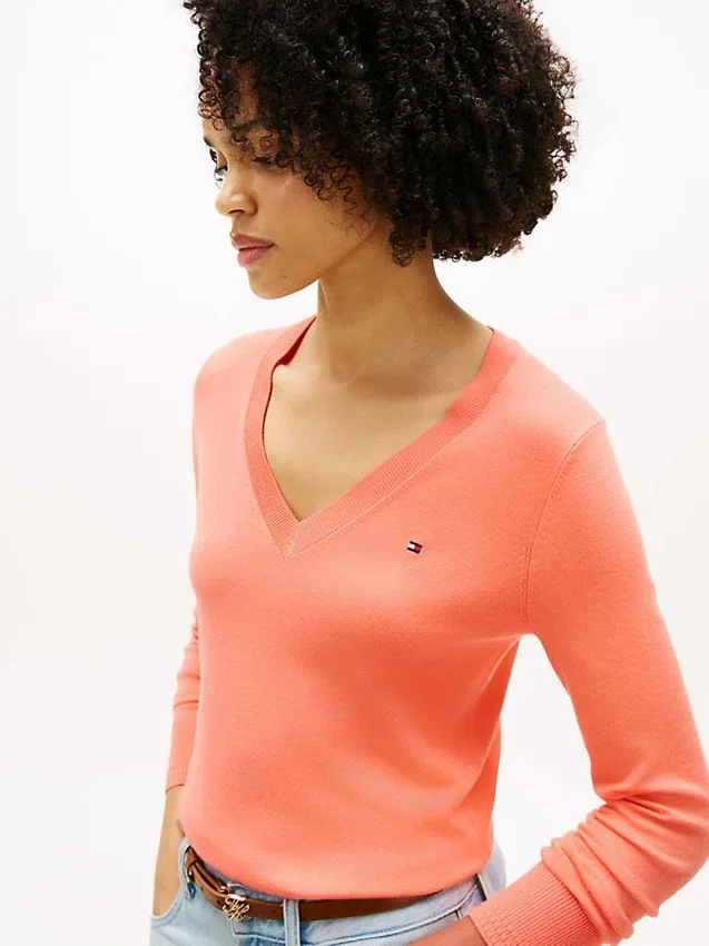 Viscose-Blend V-Neck Sweater Viscose-Blend V-Neck Sweater