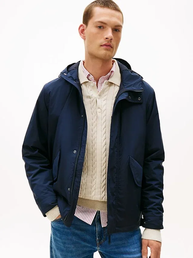 Water-Repellent Packable Hooded Jacket Water-Repellent Packable Hooded Jacket