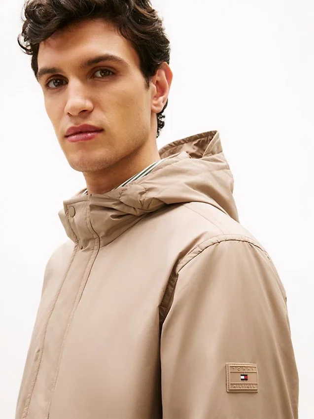 Water-Repellent Packable Hooded Jacket Water-Repellent Packable Hooded Jacket