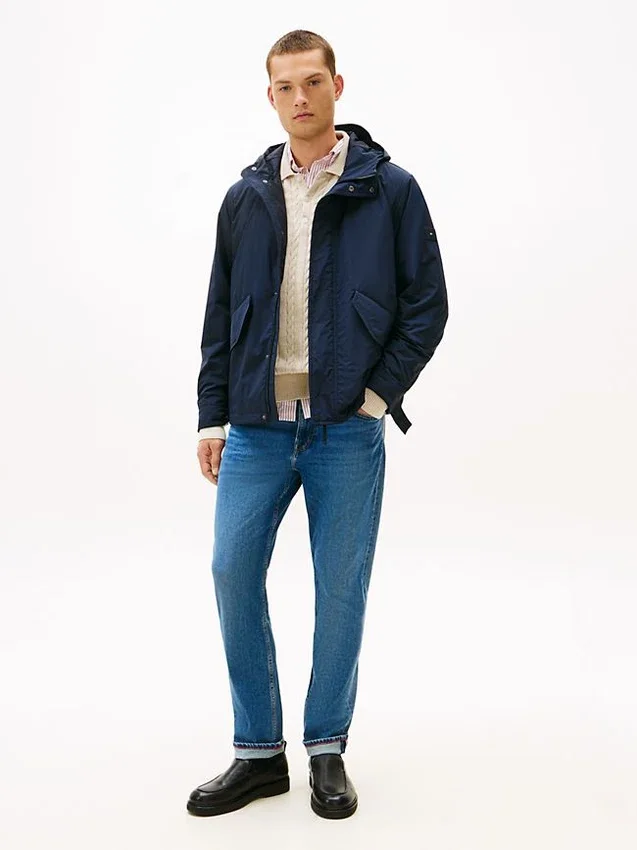 Water-Repellent Packable Hooded Jacket Water-Repellent Packable Hooded Jacket