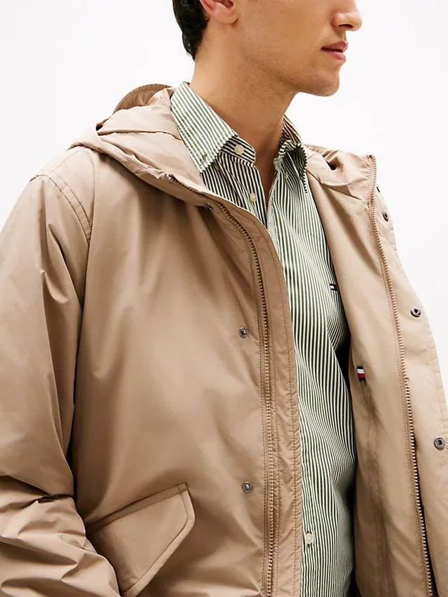 Water-Repellent Packable Hooded Jacket Water-Repellent Packable Hooded Jacket