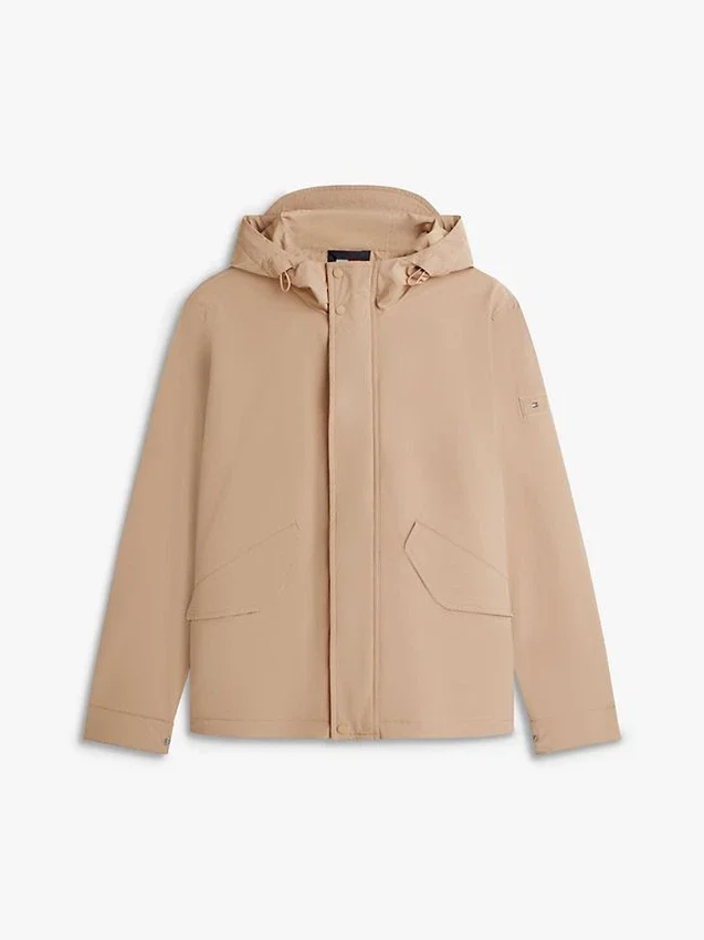 Water-Repellent Packable Hooded Jacket Water-Repellent Packable Hooded Jacket