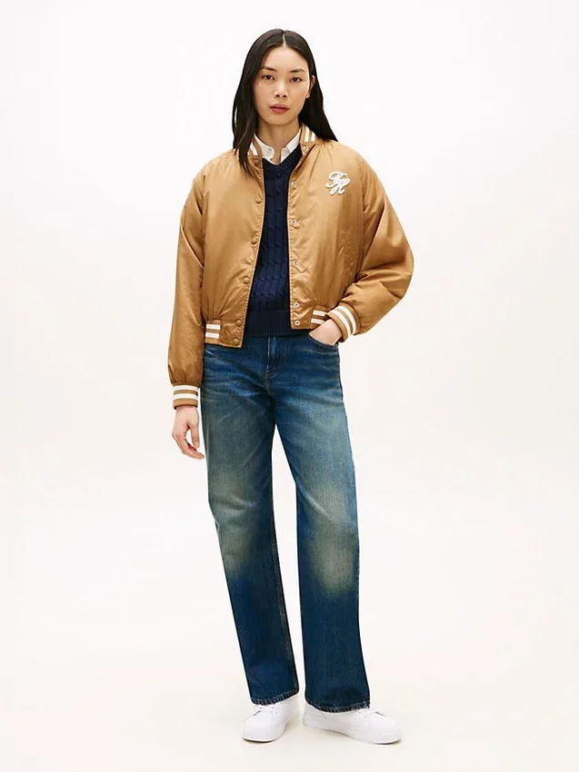 Water-Repellent Varsity Bomber Jacket Water-Repellent Varsity Bomber Jacket