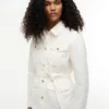 Water-Resistant Belted Utility Jacket Water-Resistant Belted Utility Jacket