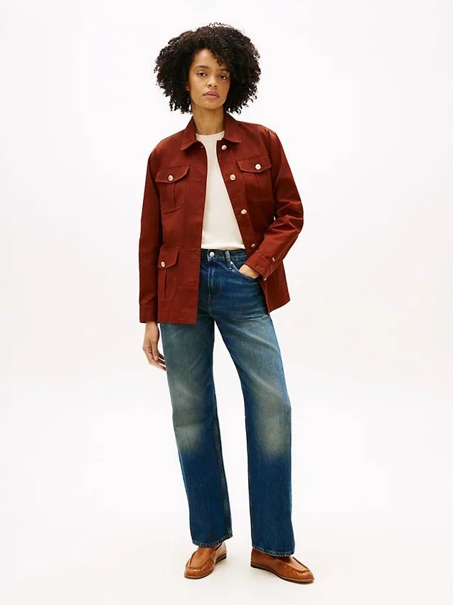 Water-Resistant Belted Utility Jacket Water-Resistant Belted Utility Jacket