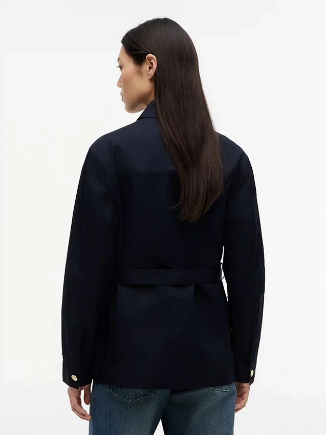 Water-Resistant Belted Utility Jacket Water-Resistant Belted Utility Jacket