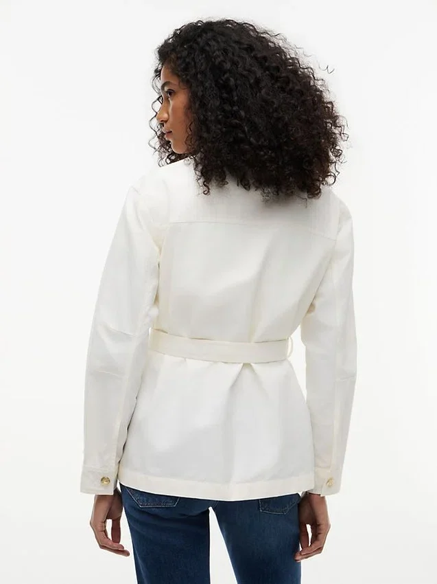 Water-Resistant Belted Utility Jacket Water-Resistant Belted Utility Jacket