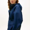 Water-Resistant Hooded Short Parka