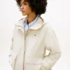 Water-Resistant Hooded Short Parka