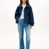 Water-Resistant Hooded Short Parka